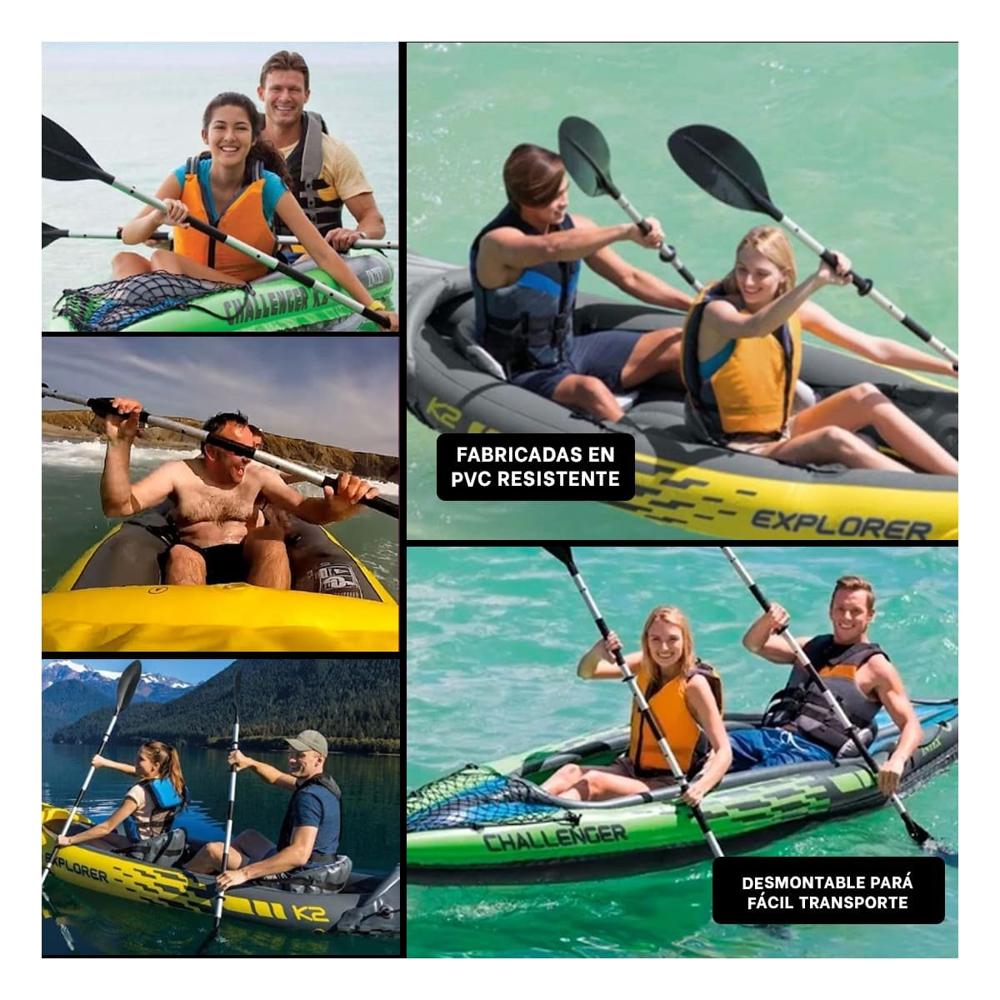 Equipo De Kayak Para Paseos Acuaticos con Diseno Practico y Funcional Y+Post It