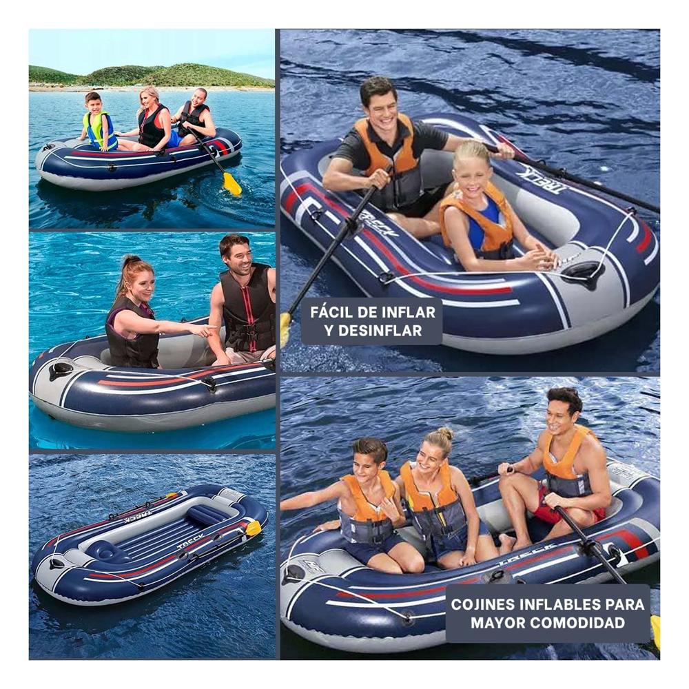 Bote Inflable para Playa en Agua con Remo y Flotador Bestway Y+Post It