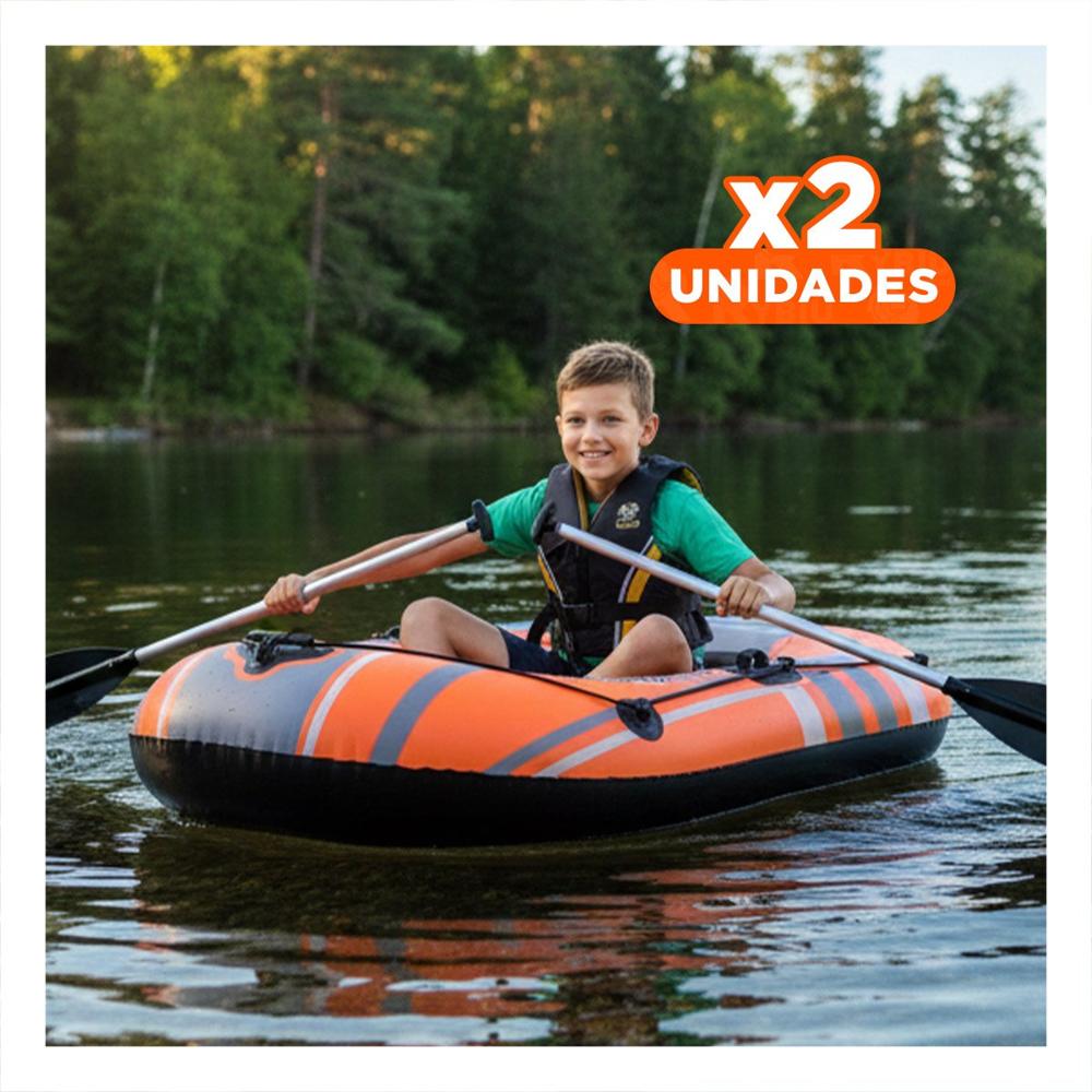 Pack2 Bote Inflable Kondor 1000 para Diversion Acuatica en Piscina y Playa