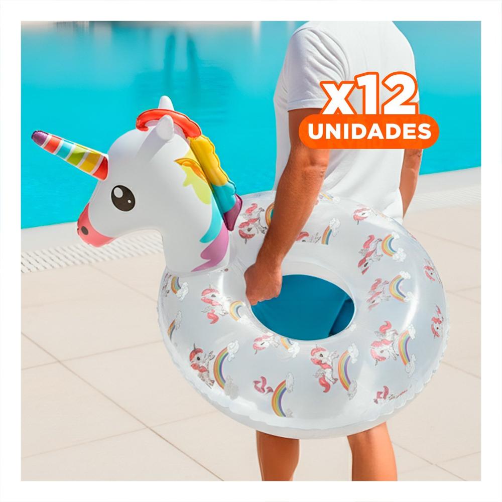 Pack12 Pieza Decorativa Unicornio Transparente para Hogar