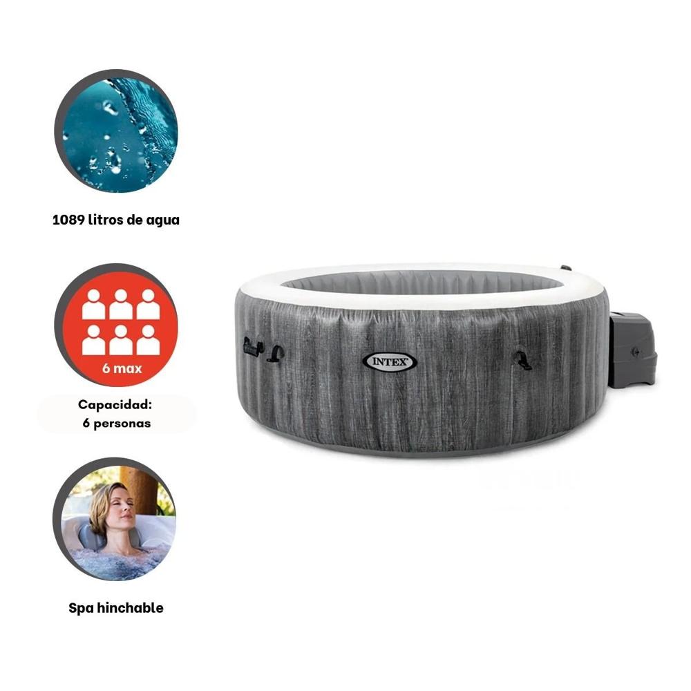 Spa de Material Reforzado para el Entretenimiento en su Jardin Y+Regalo Sticker