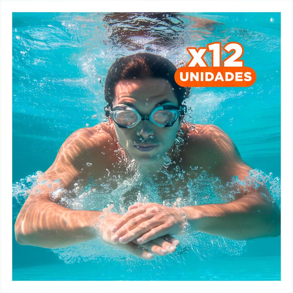 Pack12 Gafas de Agua Negro y Blanco para Ninos Uso Piscina Y+Papel Regalo