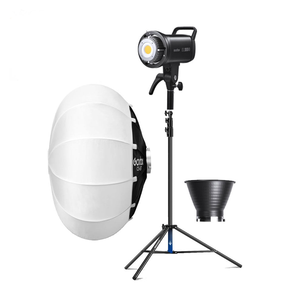 Luz Continua Godox SL100D - Parante - Softbox Lantern CS-65T