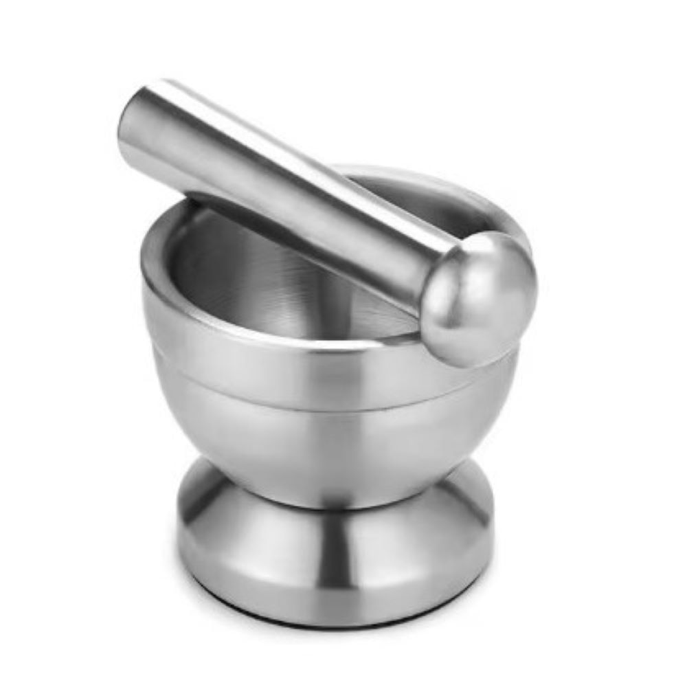 Mortero de Acero con base antideslizante