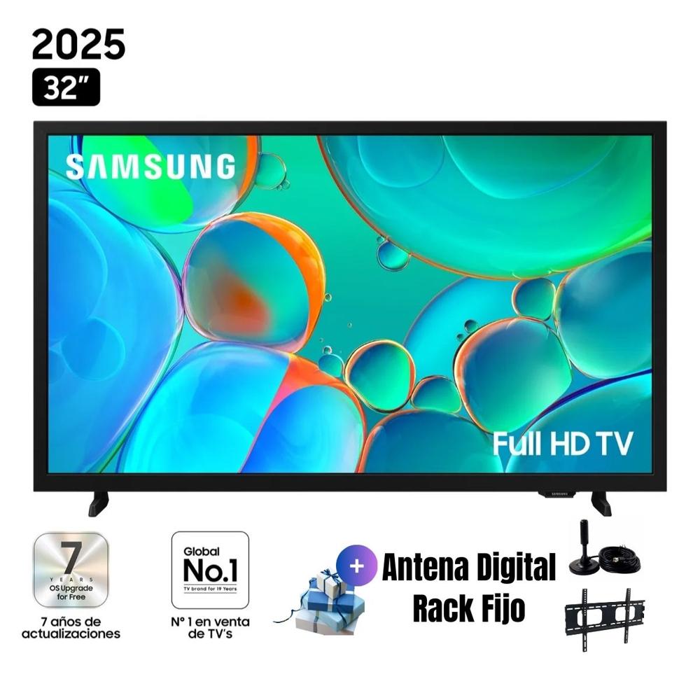 Televisor Samsung 32'' LED HD Smart TV UN32H5000FG Tizen 2025 - ANT - RACK FIJO
