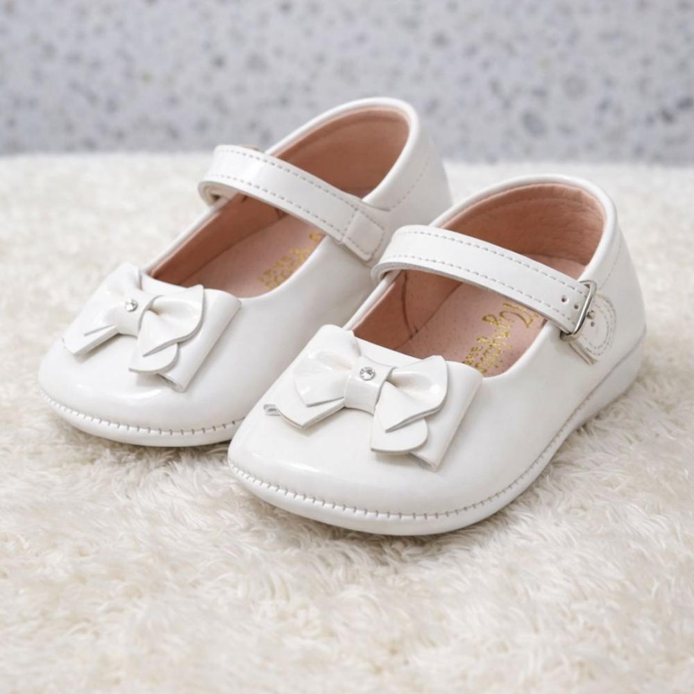 ZAPATITO DE BEBE MUJER INFANTIL BLANCO