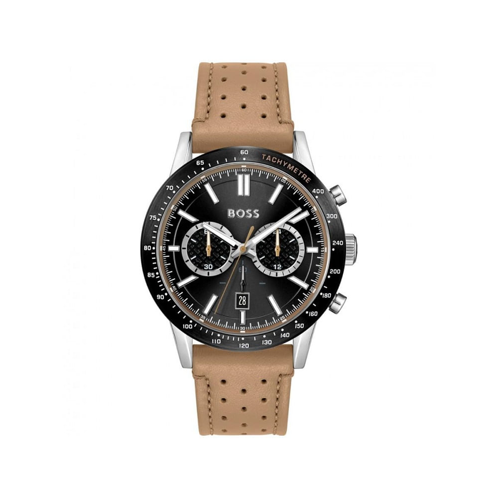 RELOJ HUGO BOSS ALLURE CORREA CUERO MARRON