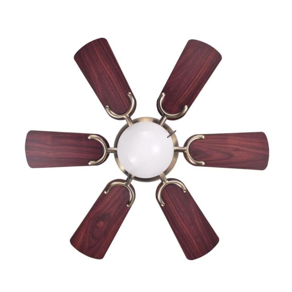 Ventilador de Techo Orange Marruecos 30 6 Aspas 1 Luz Marrón