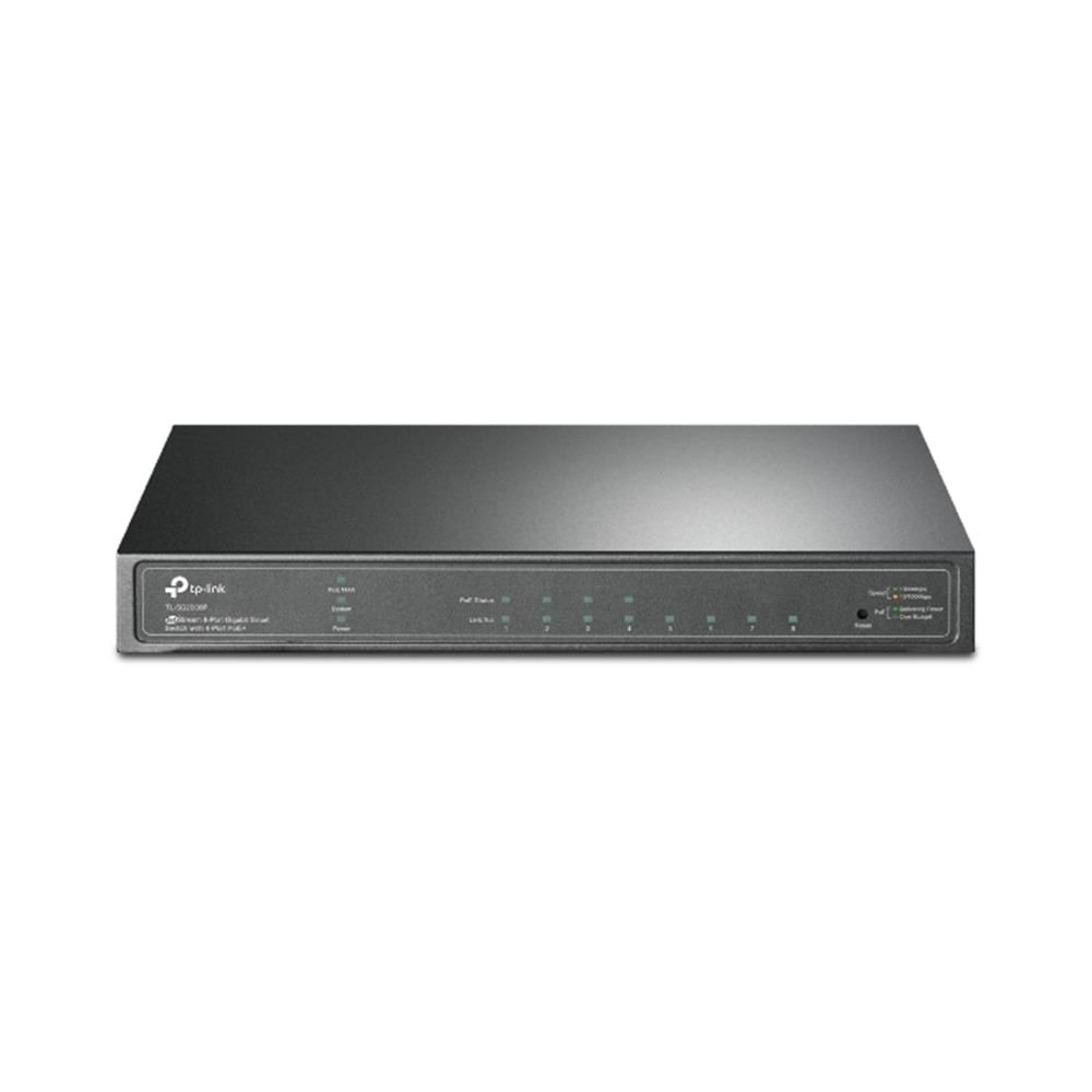 SWITCH TP-LINK 8 PUERTOS GIGABIT 4 PUERTOS POE  TL-SG2008P
