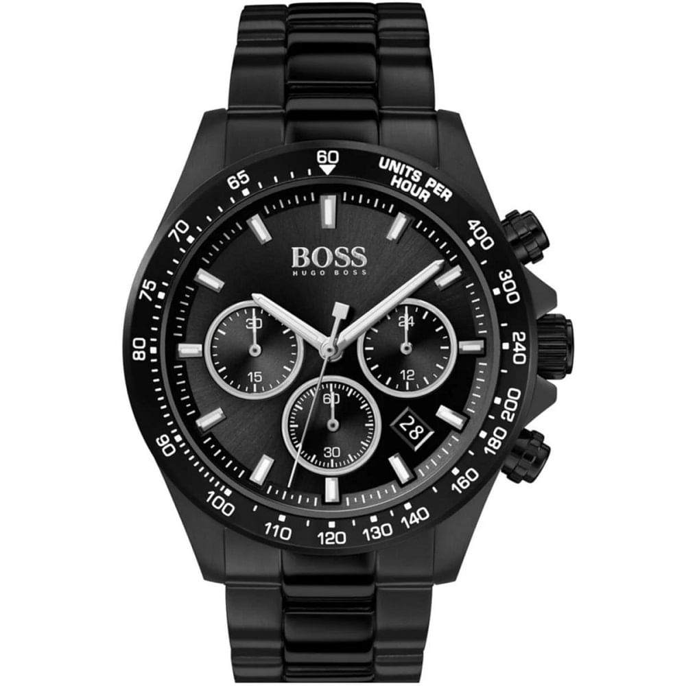 RELOJ HUGO BOSS HERO NEGRO MATE CRONOGRAFO