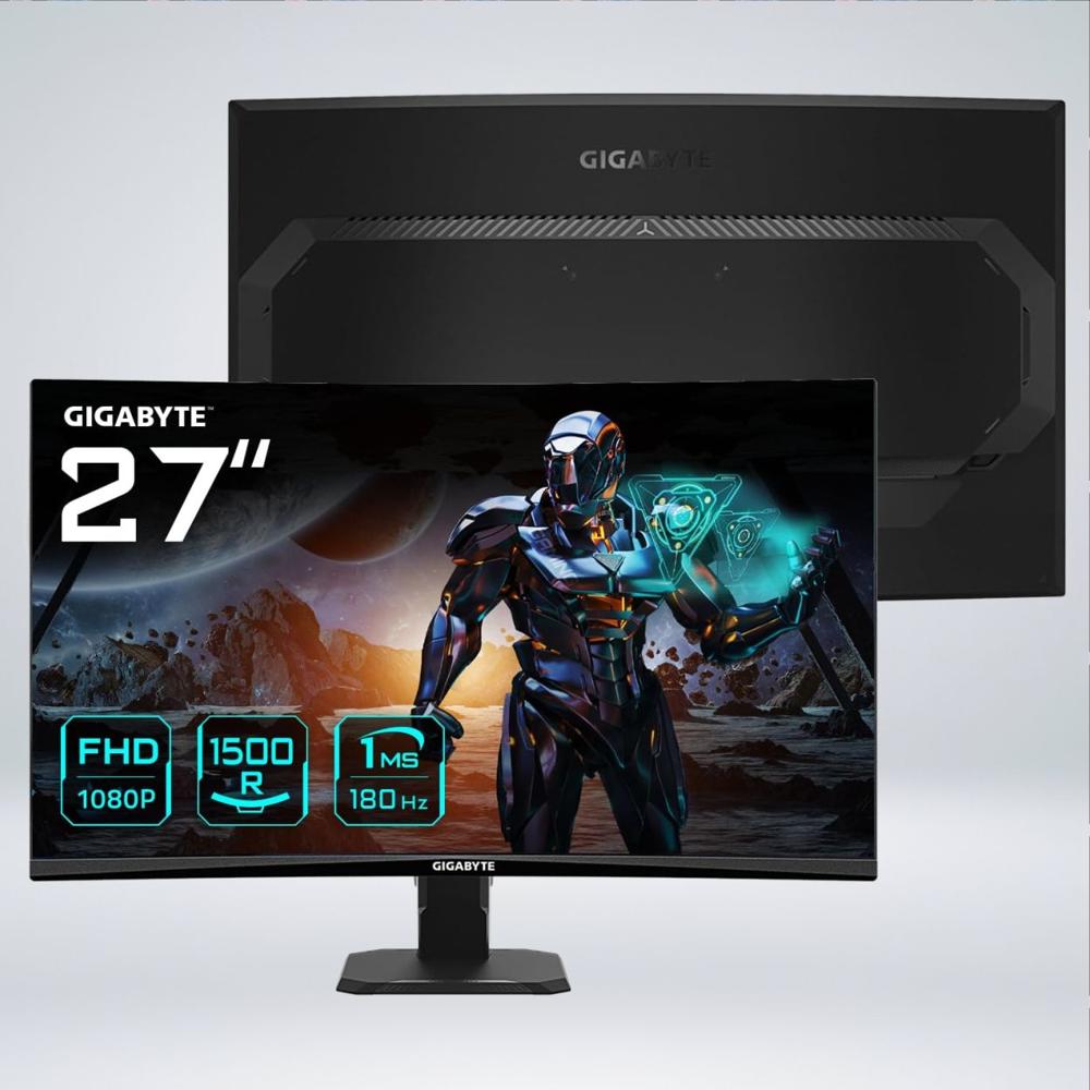 MONITOR GS27FC GAMER CURVO FULL HD 27 Pulgadas 180hz 1ms HDR AMDfreesync