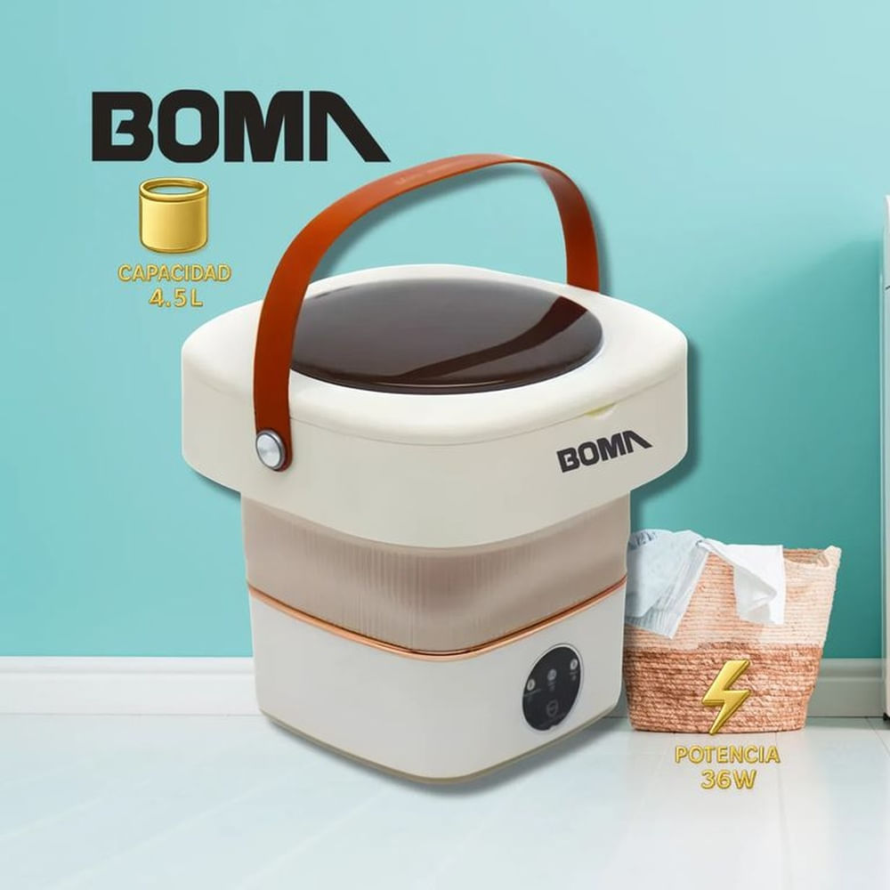Mini Lavadora Plegable Portátil BOMA 45L