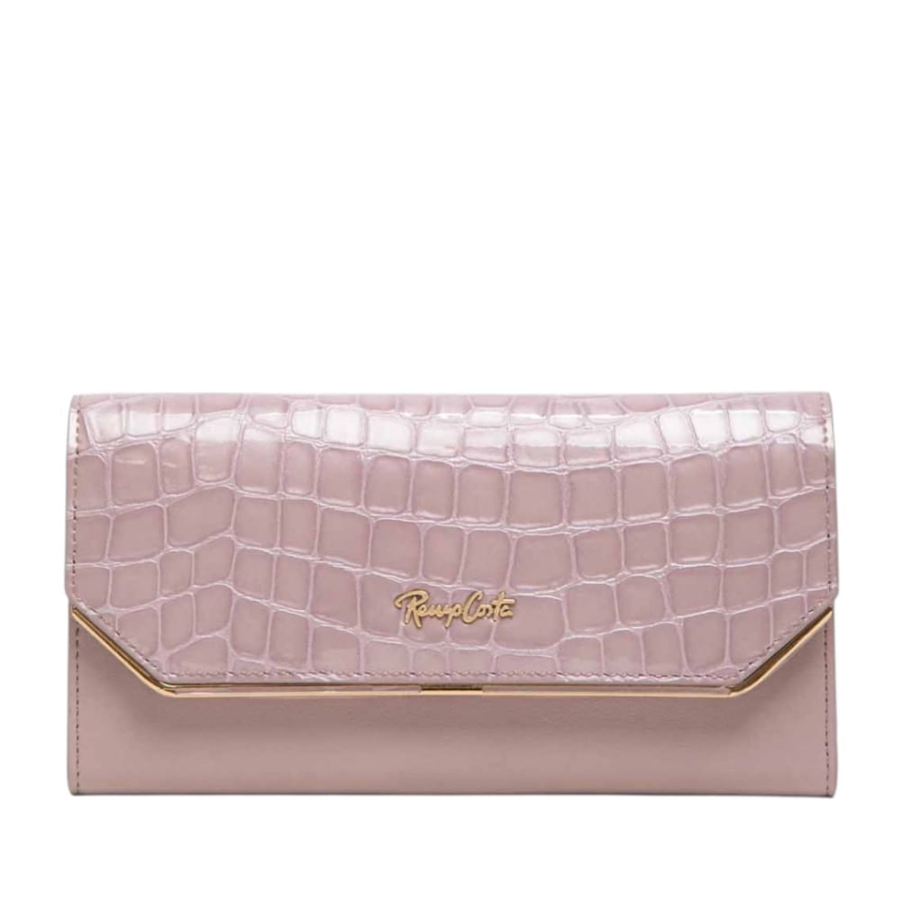 Billetera para Mujer Croco Luxe Clutch Renzo Costa Wpd 2506 60309 Purple 60310 Purple Lux