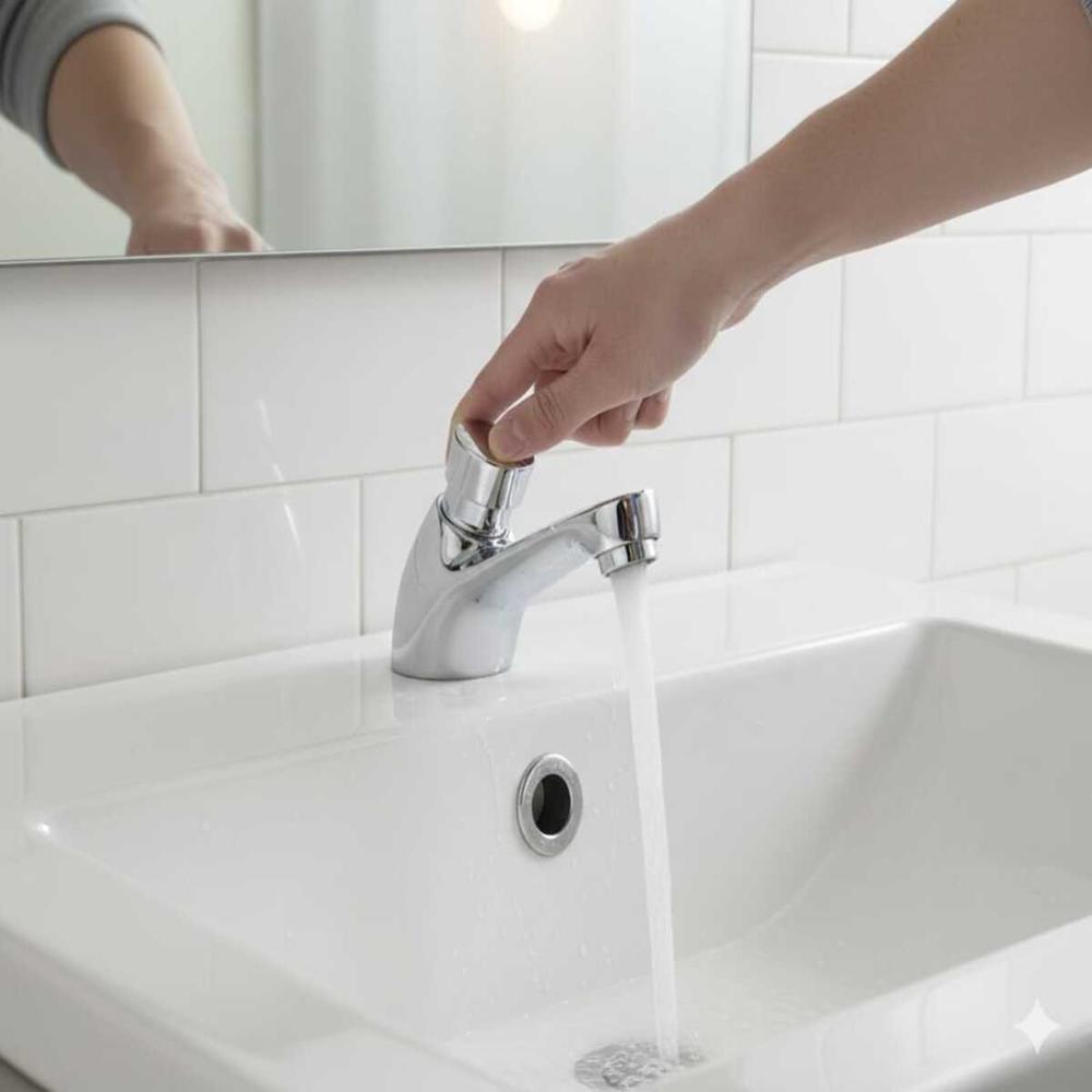 GRIFERIA PUSH PARA LAVATORIO