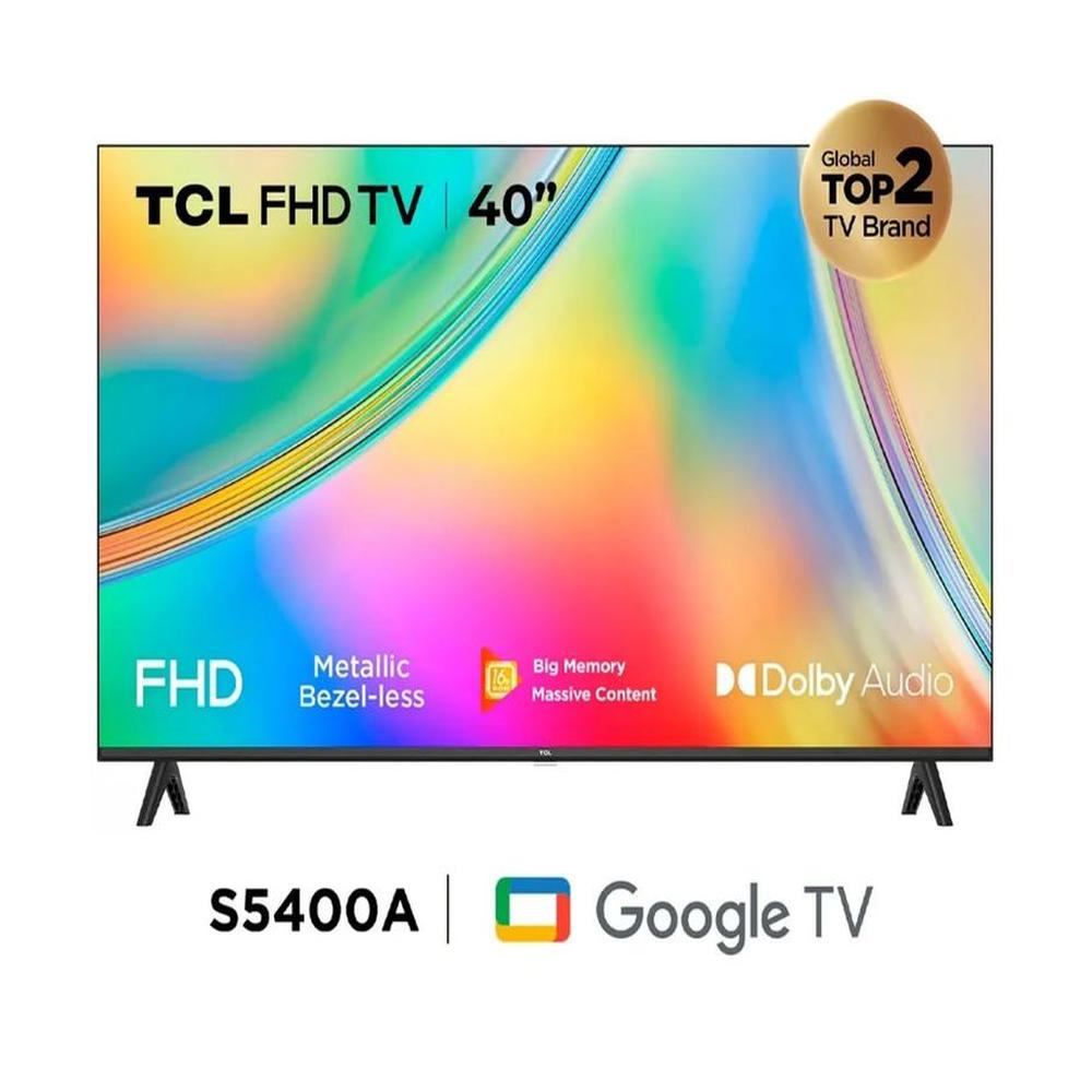 TELEVISOR TCL 40 FHD SMART TV ANDROID 40S5400A -NEGRO MAS Antena Digital