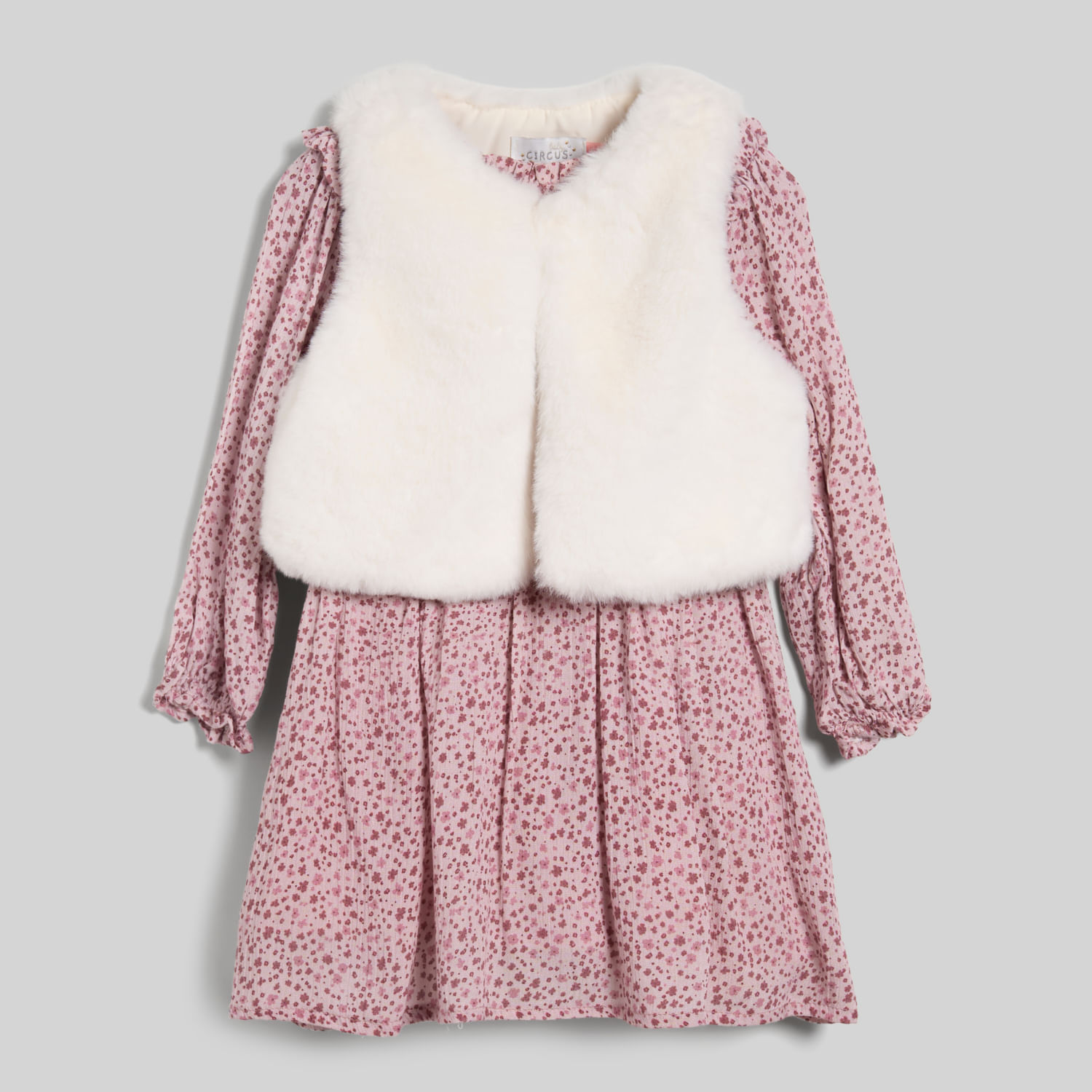 Conjunto Para Bebe Niña Fur Print Baby Circus