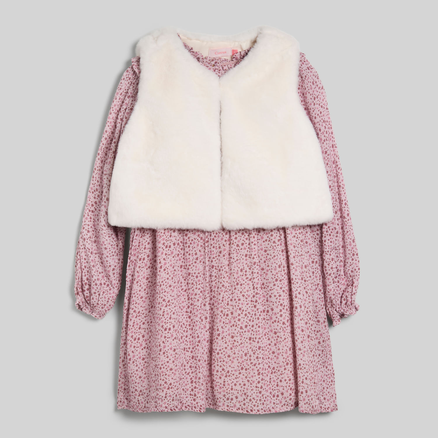 Conjunto Para Niña Fur Print Circus