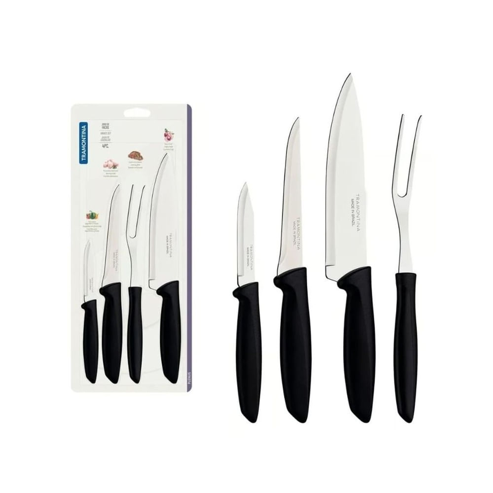 Set de cuchillos plenus x 4 piezas - tramontina