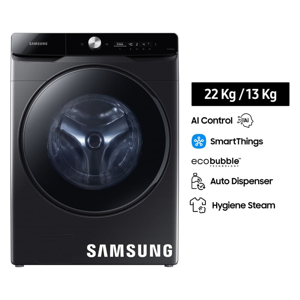 Lavaseca Samsung WD22T6500GV Gris 22kg/13kg Lavaseca Samsung WD22T6500GV Gris 22kg/13kg