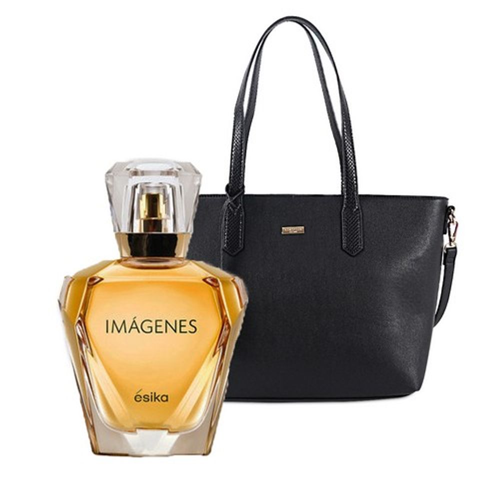 Imágenes Perfume + Cartera CREPIER Femenina Esika Oechsle