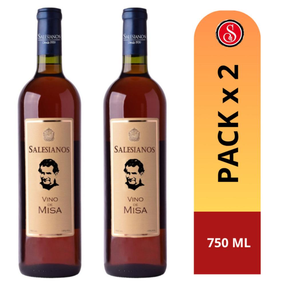 Vino de Misa Salesianos Pack 2 unidades 750 ml.