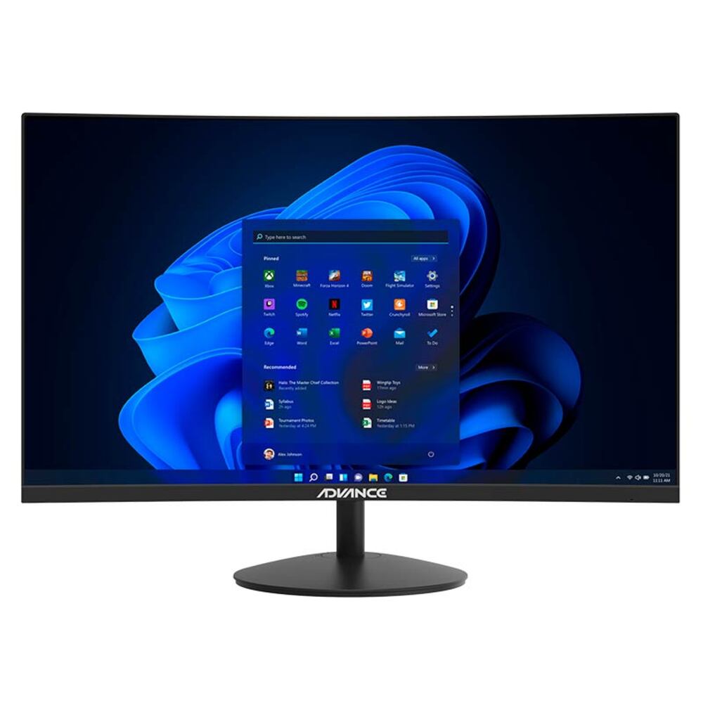 MONITOR CURVO ADVANCE ADV-2751S, 27"" VA FHD CURVO, HDMI, DP