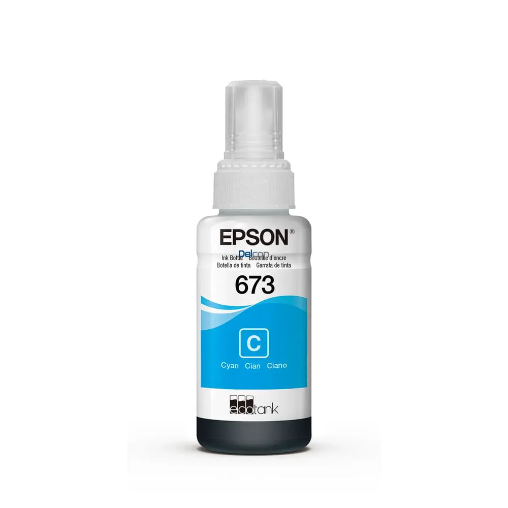 BOTELLA DE TINTA EPSON 673 CYAN 70ML