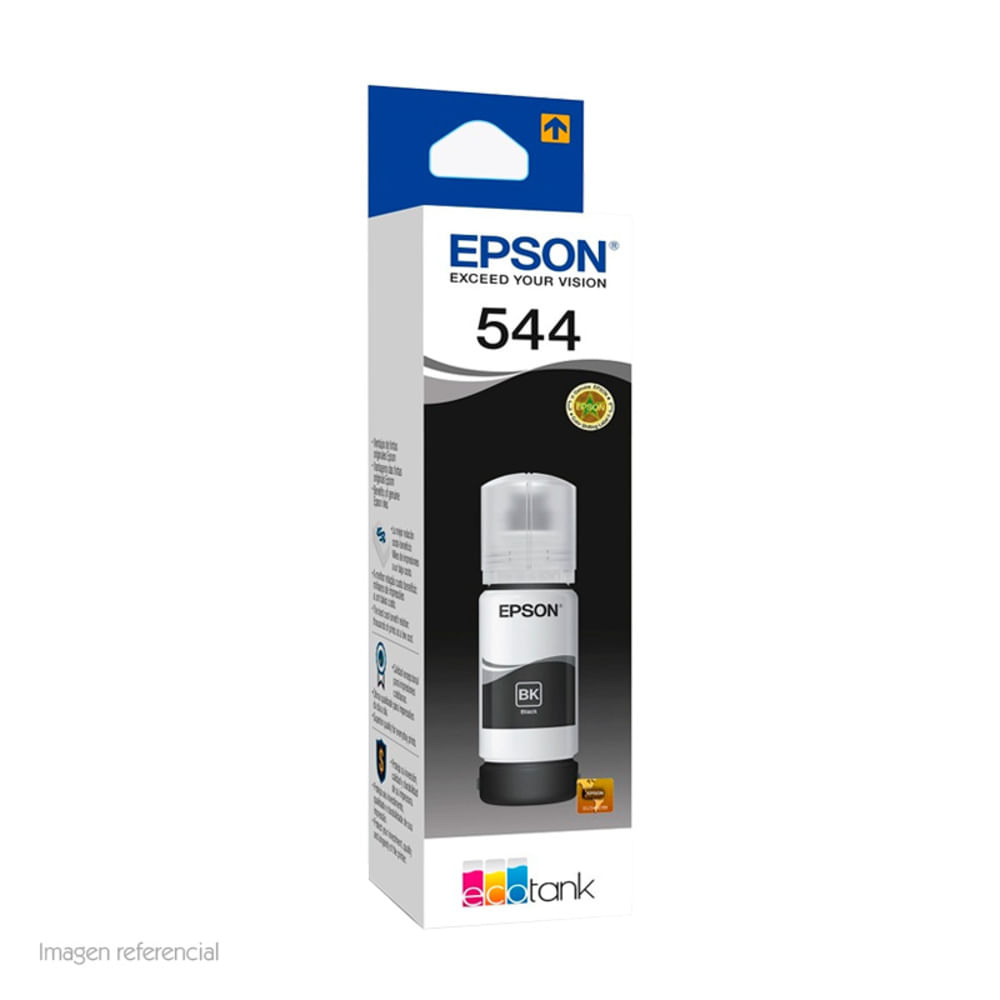 BOTELLA DE TINTA EPSON T544 NEGRO 65ML