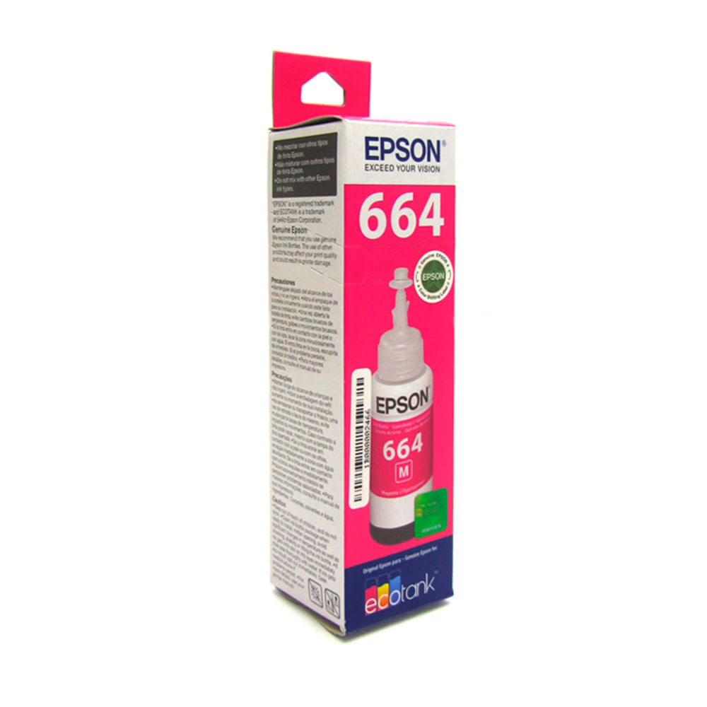 BOTELLA DE TINTA EPSON T664 MAGENTA 70ML