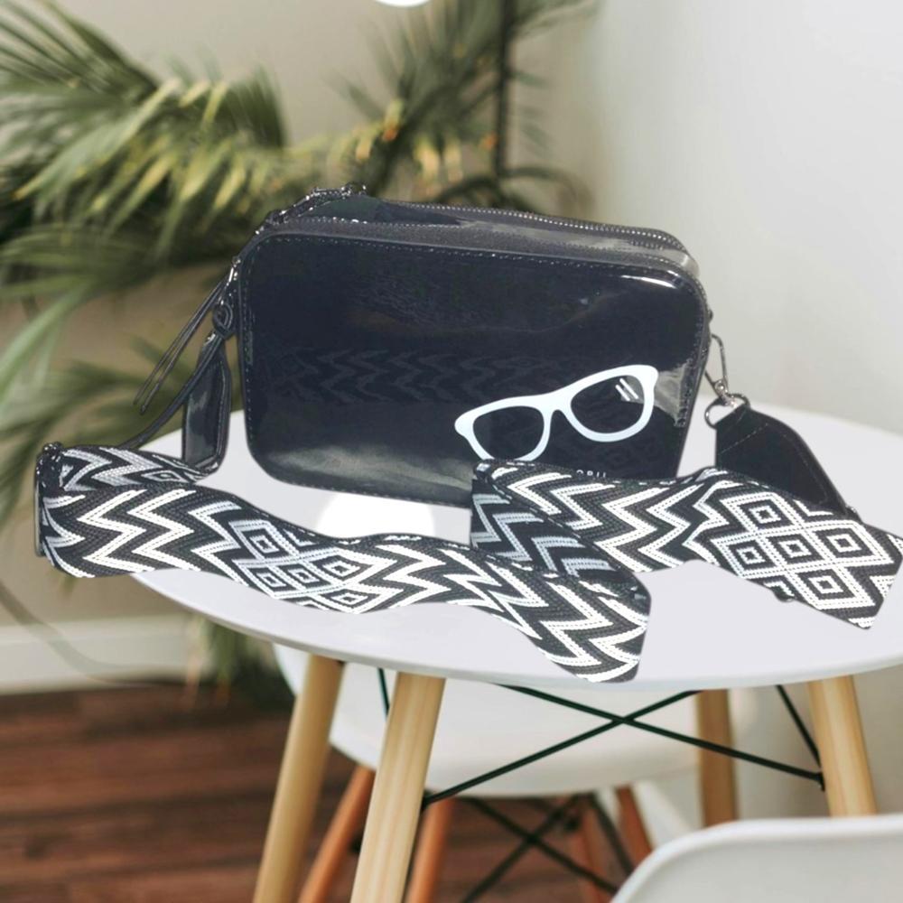 CARTERA CASUAL CHAROL NEGRO