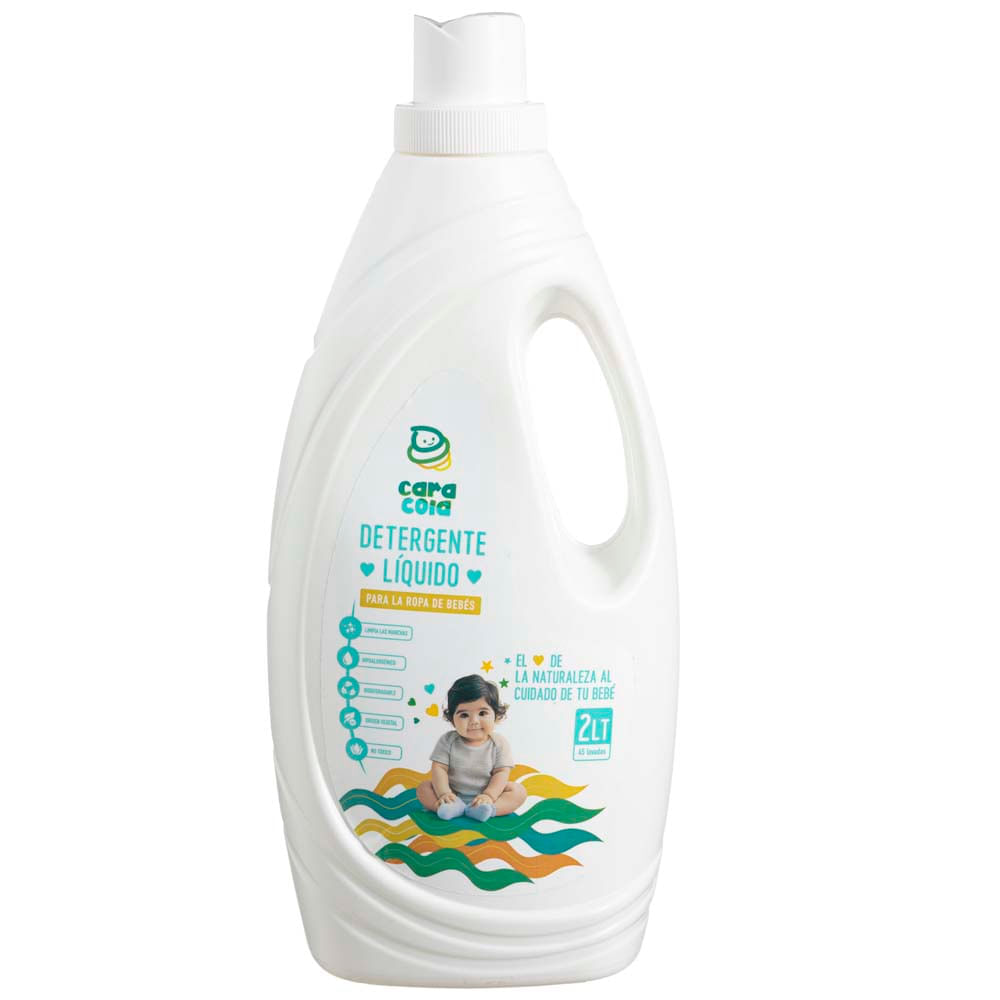 Detergente Líquido CARACOLA Ropa Bebés Botella 2L