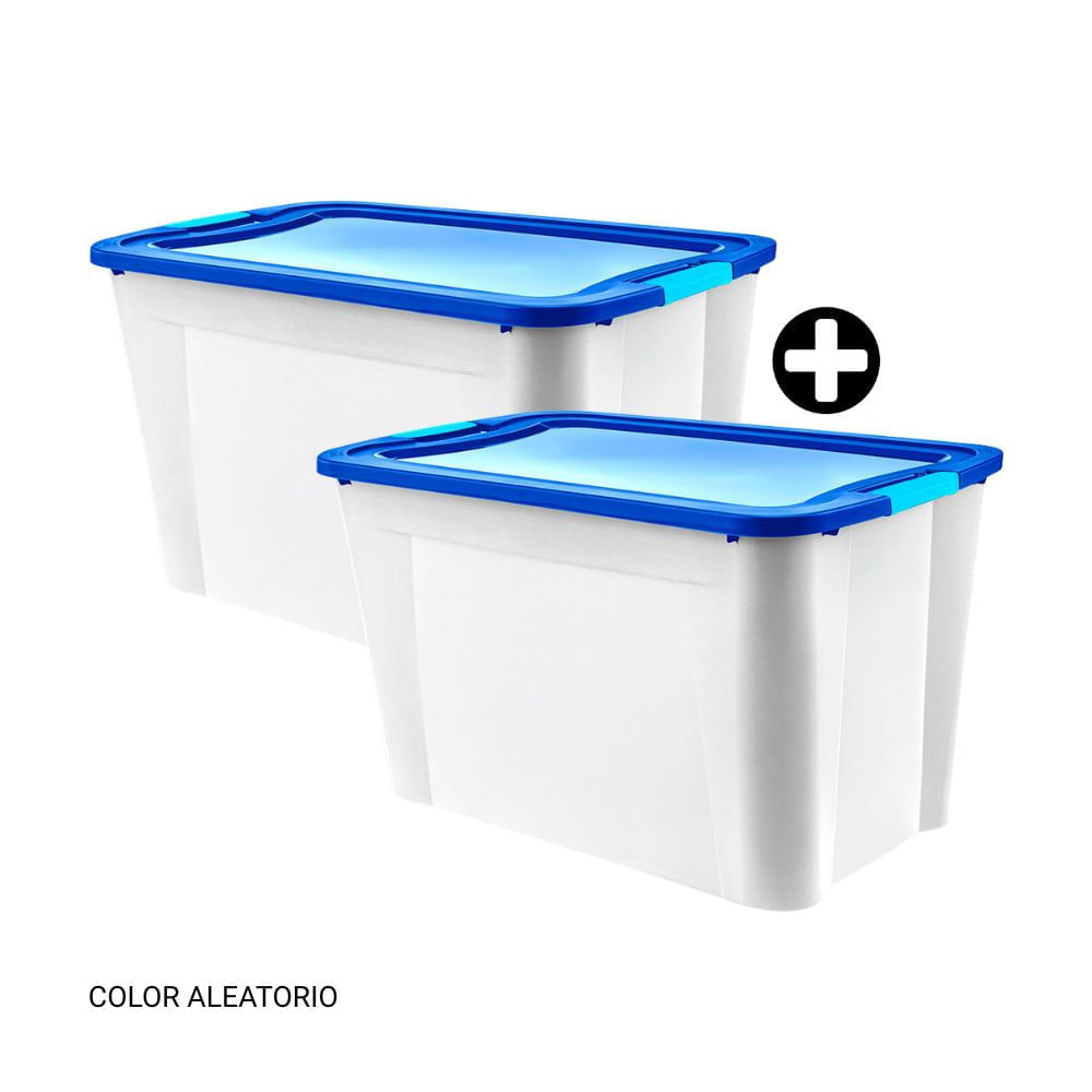 COMBO 2 Cajas Ultraforte 120 litros Reyplast