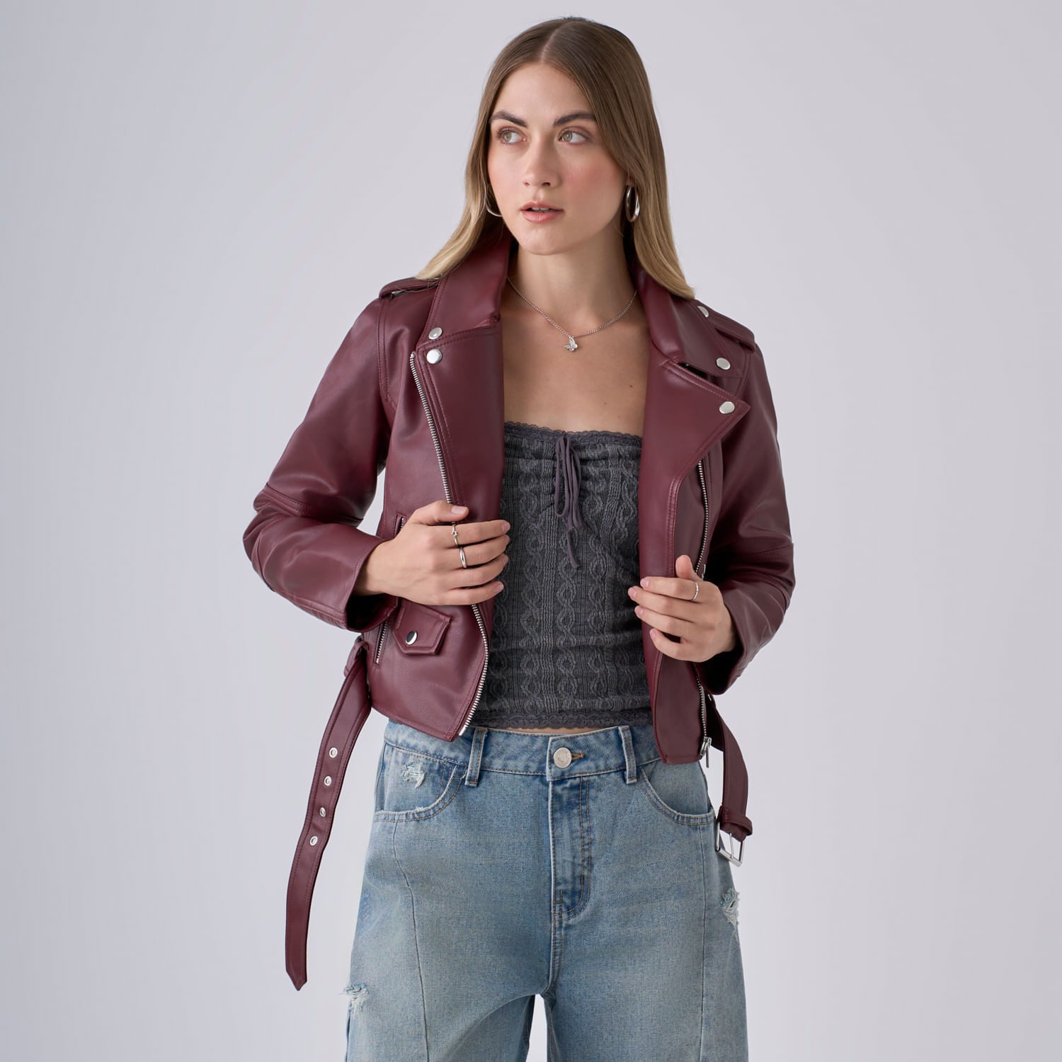 Casaca Mujer Biker Hypnotic