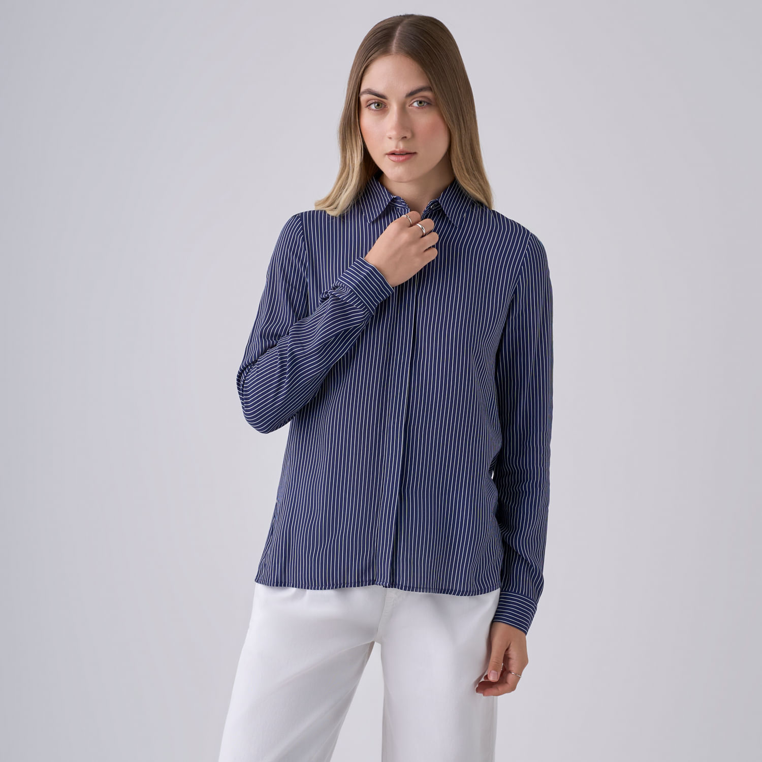 Blusa Mujer Viscosa List Hypnotic Manga Larga