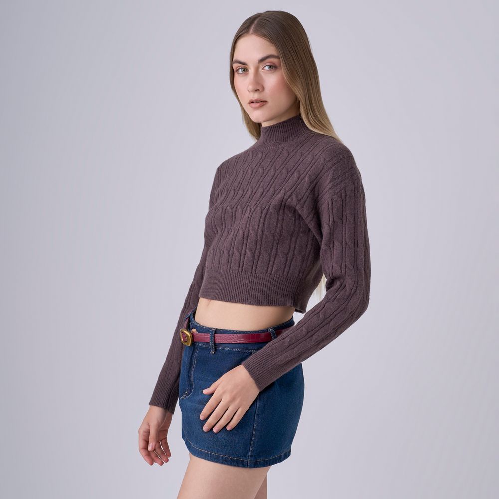 Chompa Mujer Cropi Hypnotic Manga Larga | Oechsle.pe - Oechsle