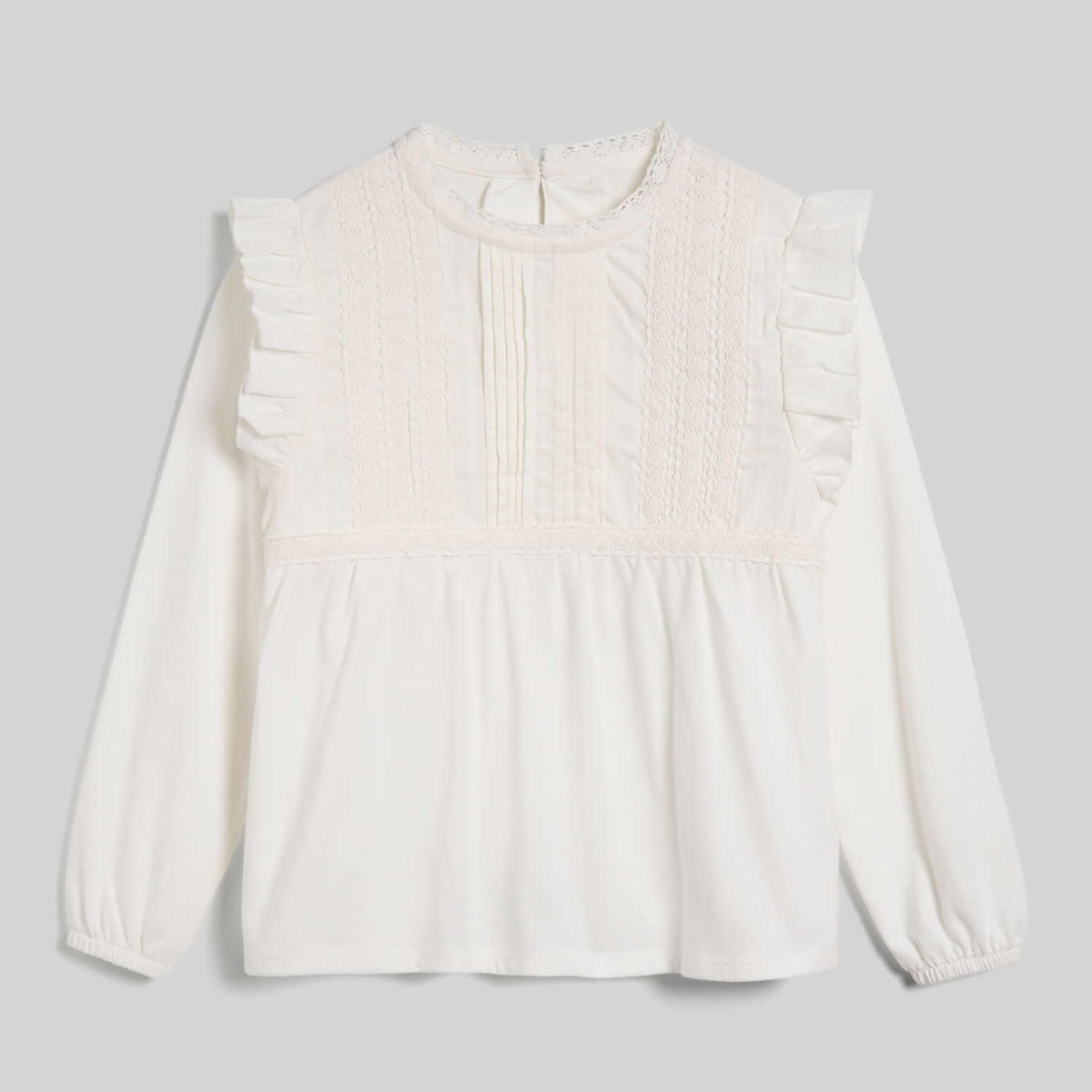 Polo Manga Larga Para Niña Vuelos Garden Circus