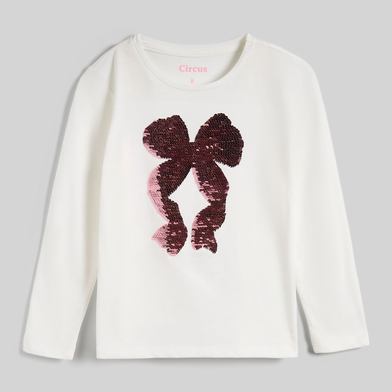 Polo Manga Larga Para Niña Lente Circus