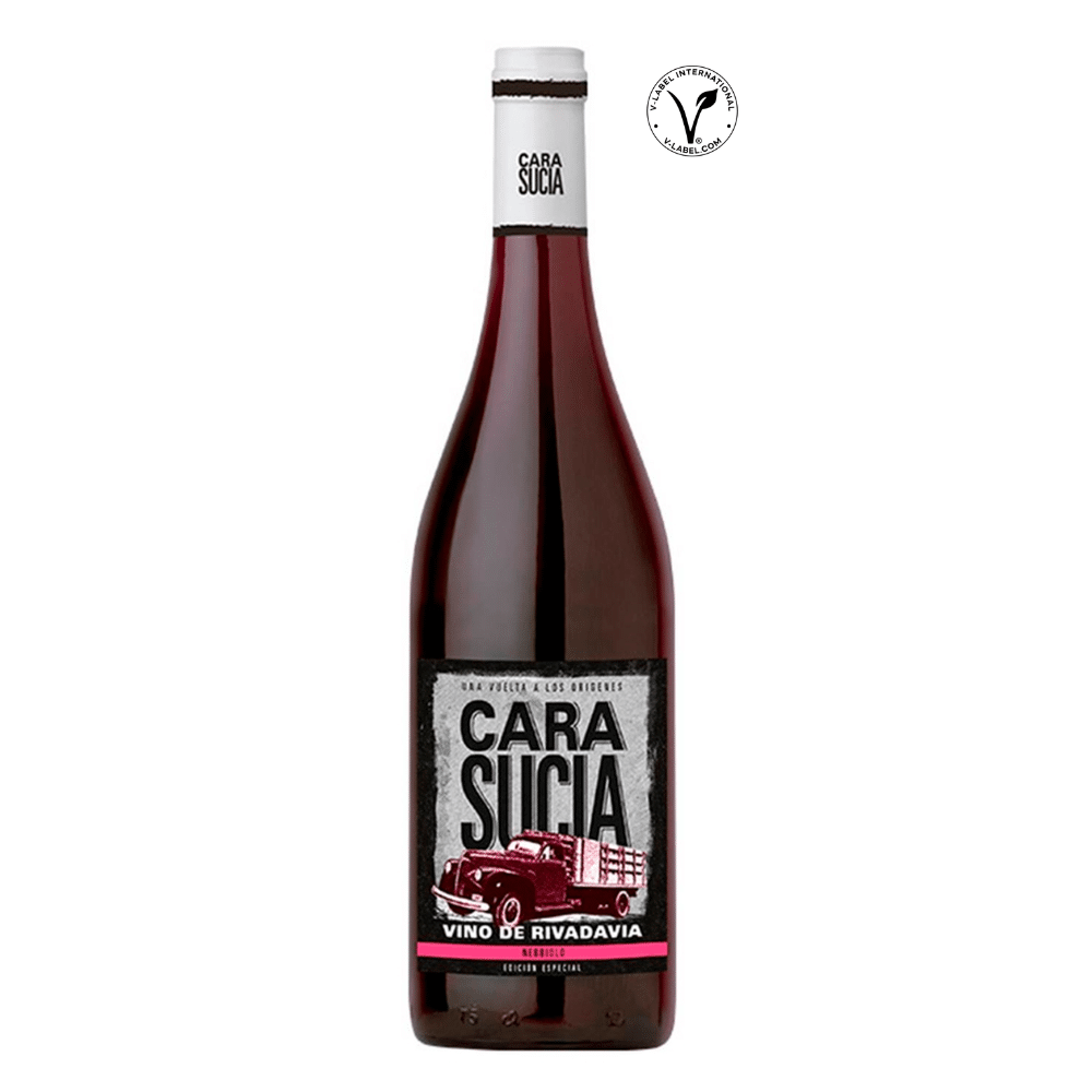 Vino CARA SUCIA Nebbiolo Vegano Botella 750ml