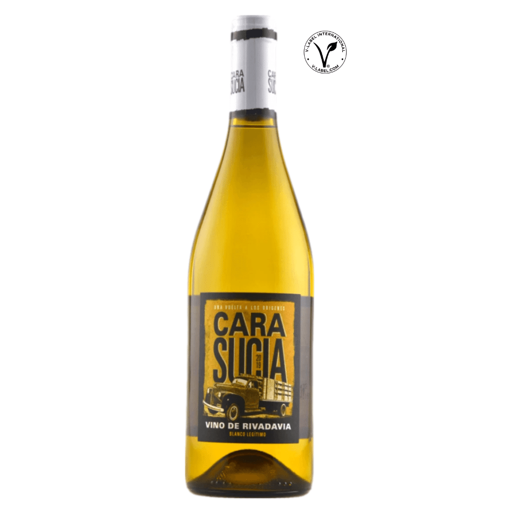 Vino CARA SUCIA Blanco Legítimo Vegano Botella 750ml