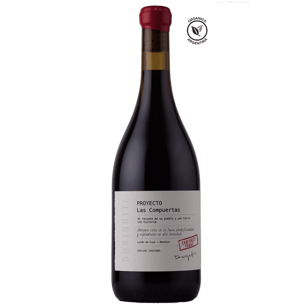 Vino PROYECTO LAS COMPUERTAS Cabernet Franc Orgánico Botella 750ml