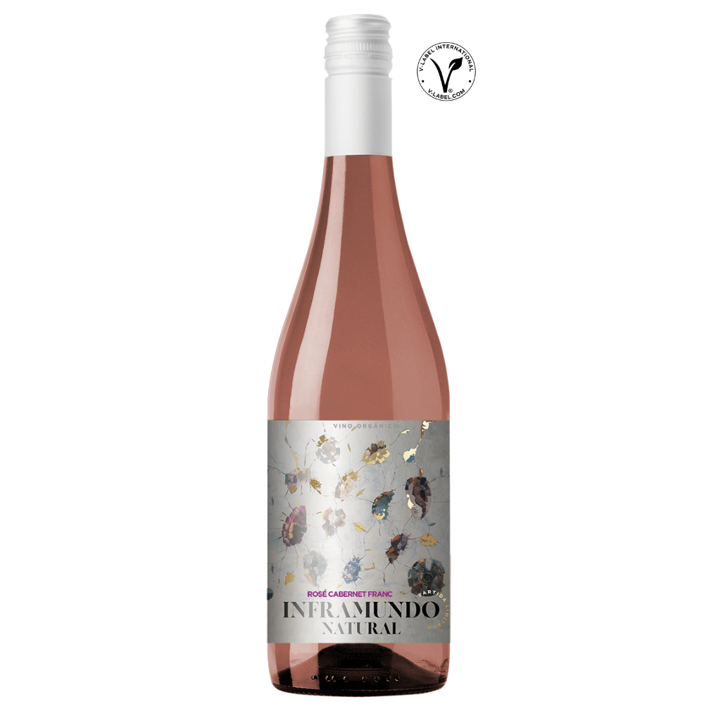 Vino INFRAMUNDO Rosado de Cabernet Franc Vegano Botella 750ml