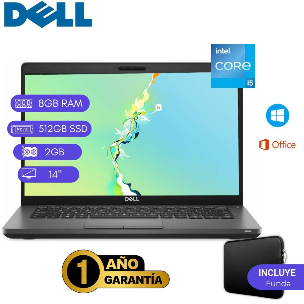 DELL LATITUDE 5401 seminueva - CI5 9NA - 8GB DDR4 - 512GB M.2 -2GB VIDEO