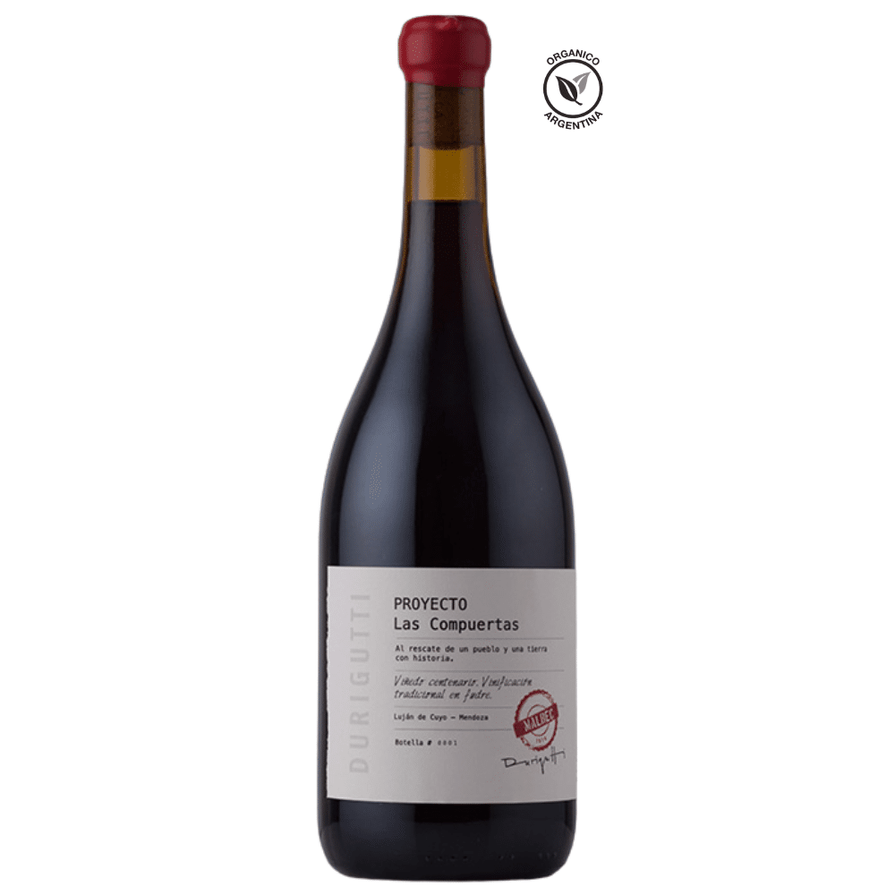 Vino PROYECTO LAS COMPUERTAS Malbec 1914 Orgánico Botella 750ml