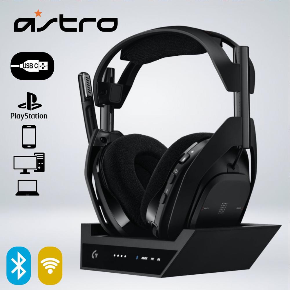 AUDIFONO GAMER ASTRO A50 X LIGHTSPEED BLUETOOTH BASE XBOX PS5 PC