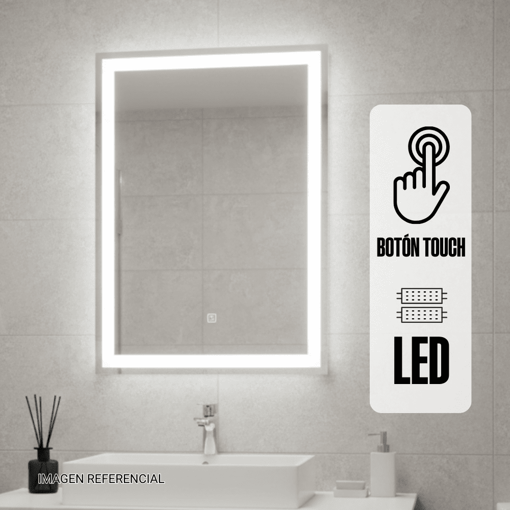 Espejo Led Barcelona 50x70cm Espejos Monterrey Espejo Led Barcelona 50x70cm Espejos Monterrey