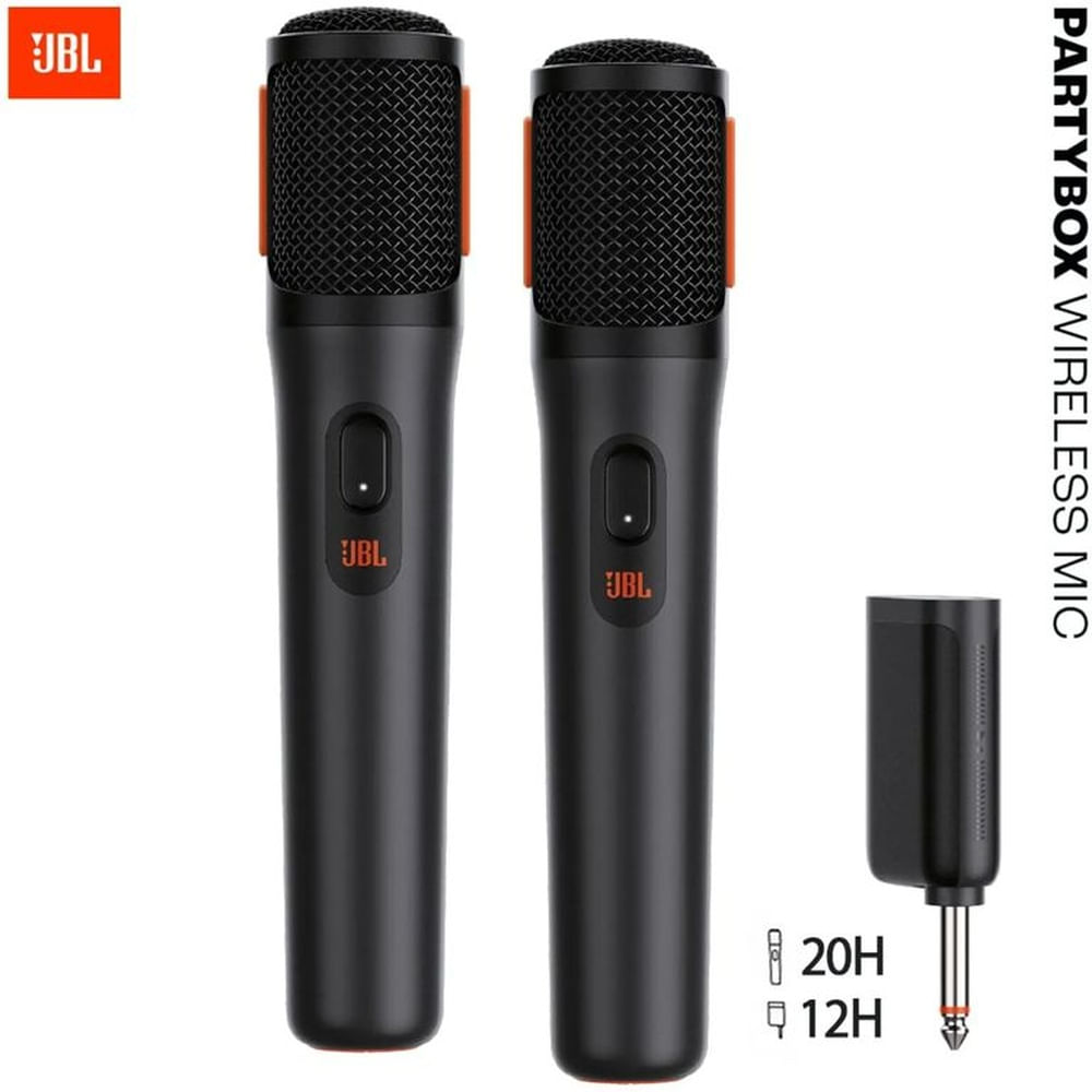 Micrófono Inalámbrico JBL PartyBox X2 Pack Recargable 20H - Negro
