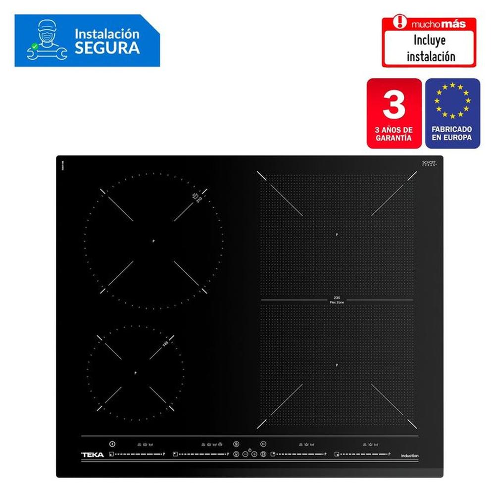 Cocina Empotrable Teka  Inducción Vitocerámica 4 Quemadores IZF 64440