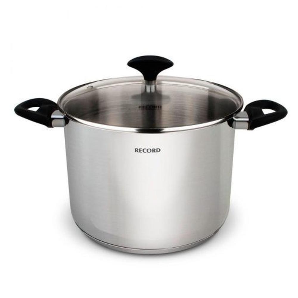 Olla alta de acero inoxidable Record Gia Plus 8L OLL ALT GIA N24