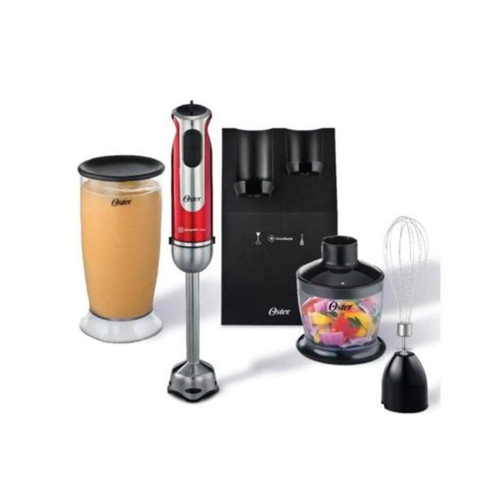 Batidora Oster® de Inmersión con Accesorios FPSTHB2801 051 Rojo