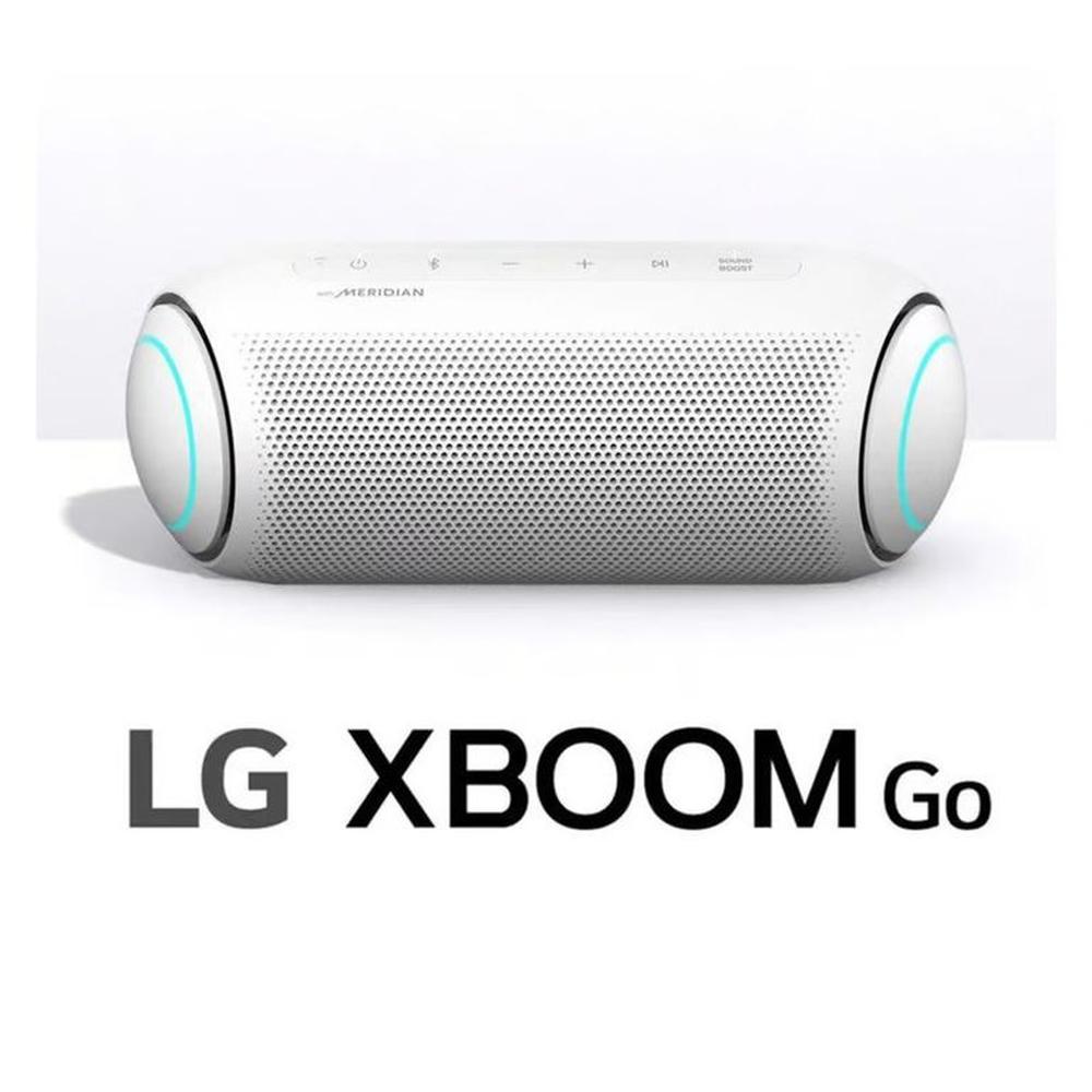 Parlante bluetooth portátil xboom lg pl7w - blanco